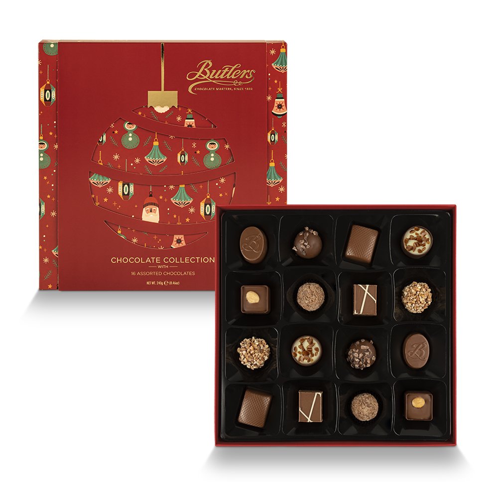 Christmas Motif Milk Chocolate Selection, 240g