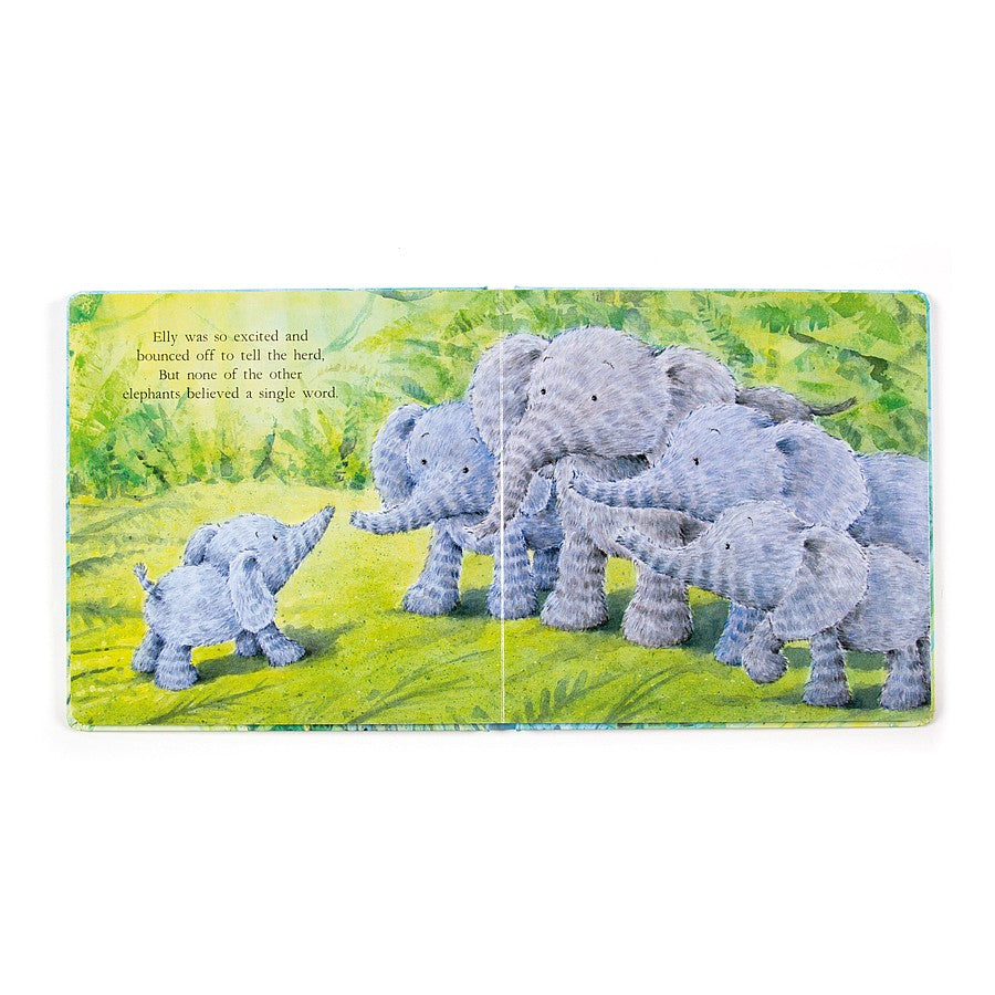 Elephants Can't Fly Book - jellycat - Elephants Can't Fly is an inspiring story about trying very hard and not giving up