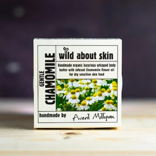 Gentle Chamomile Organic Body Butter - smooth and creamy -dry and sensitive skin