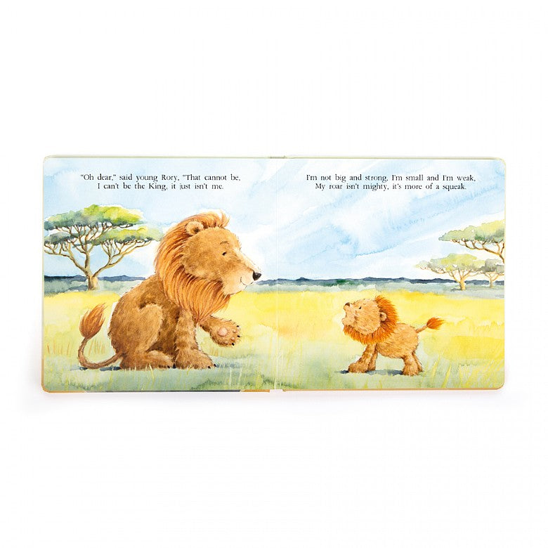 The Very Brave Lion Book - A little cub talks to his daddy about growing up - He learns it's ok to be scared sometimes, and that kindness and love are all that matters - A poetry fable with plenty of heart - beautifully sweet illustrations - hardback book