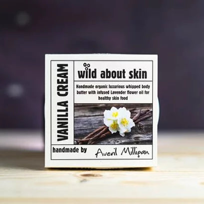 Vanilla Cream Organic Body Butter - Smooth and Creamy - Luxurious Skin Food 
