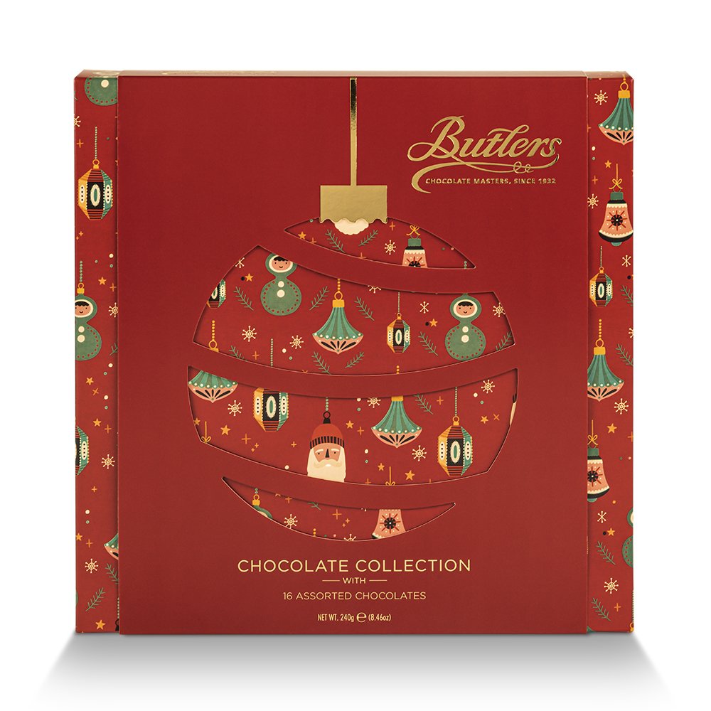 Christmas Motif Milk Chocolate Selection, 240g