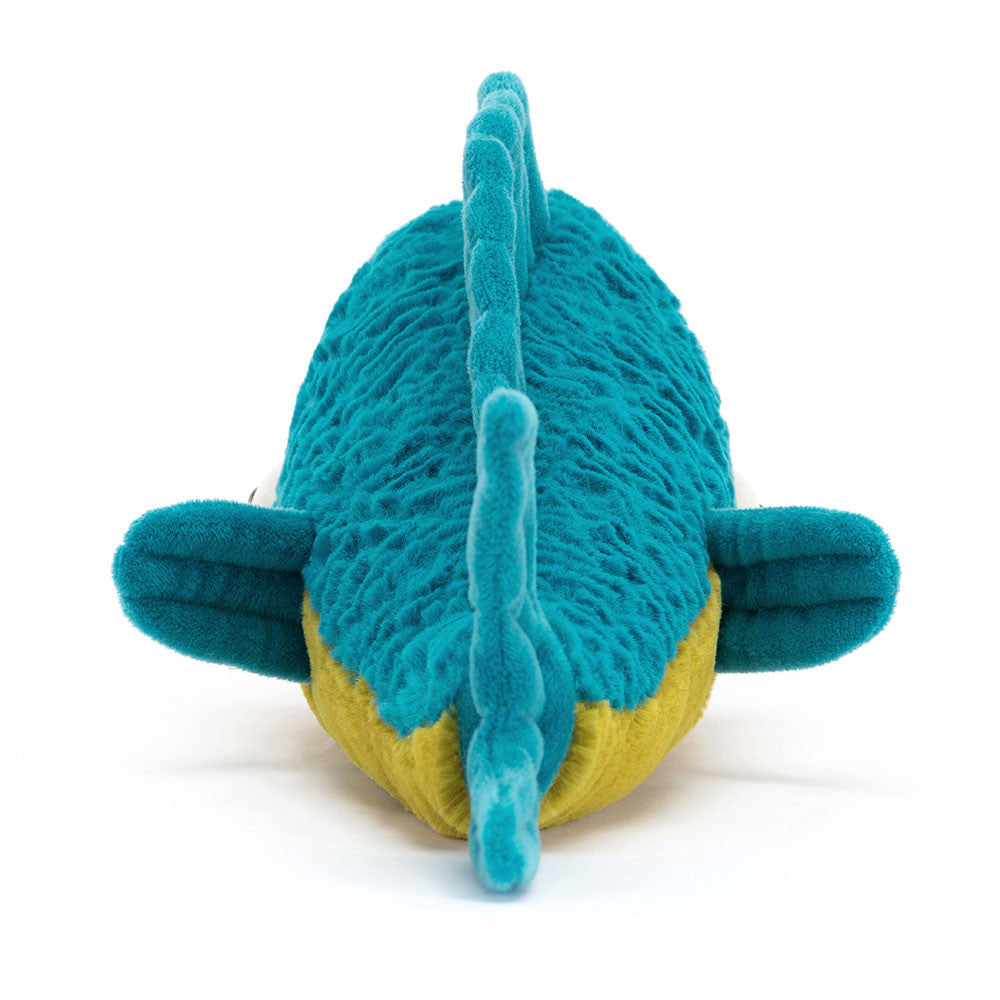 Delano Dorado Fish - zesty lime and aqua fur - bubble lips - bobble eyes