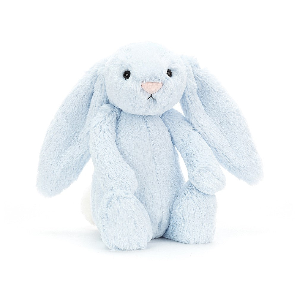 Bashful Blue Bunny - soft toy - beautiful pastel shade of blue - gorgeous gift for new arrivals