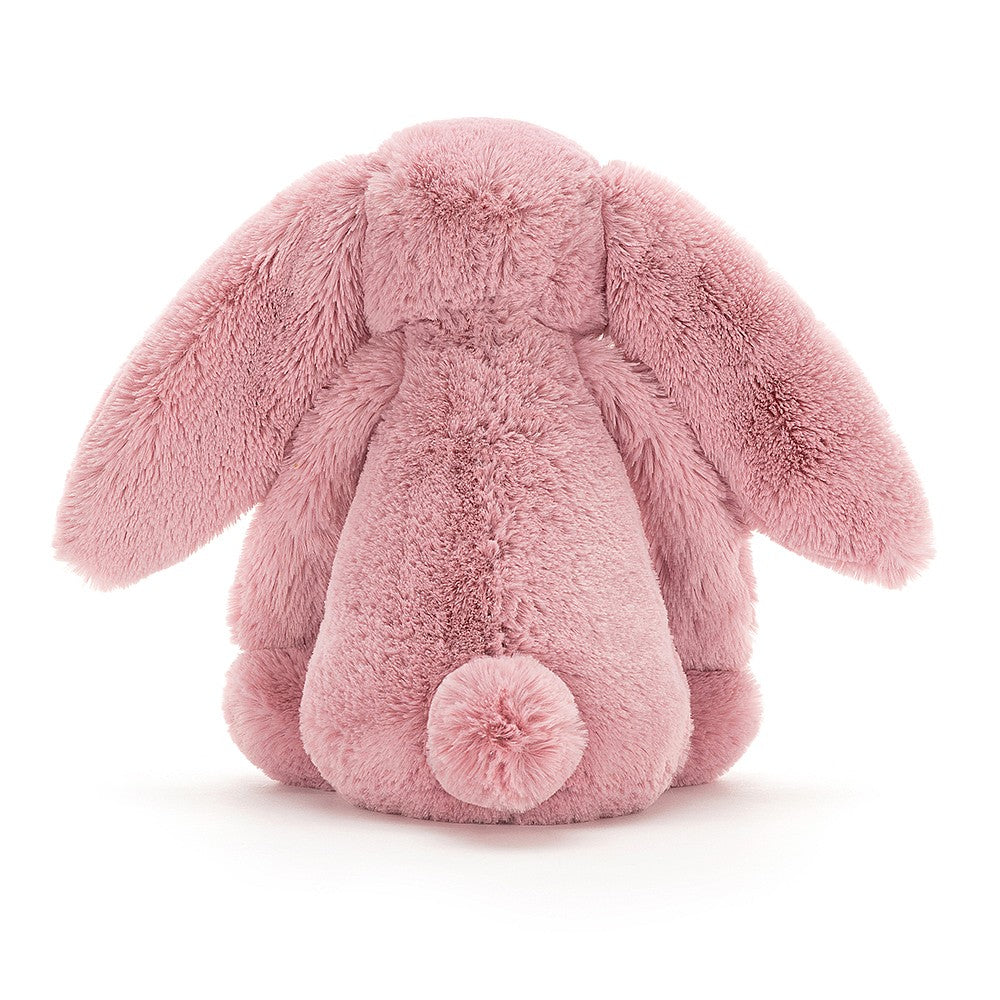 Bashful Tulip Pink Bunny - super soft coat and features gorgeous floppy ears and a fluffy bobtail