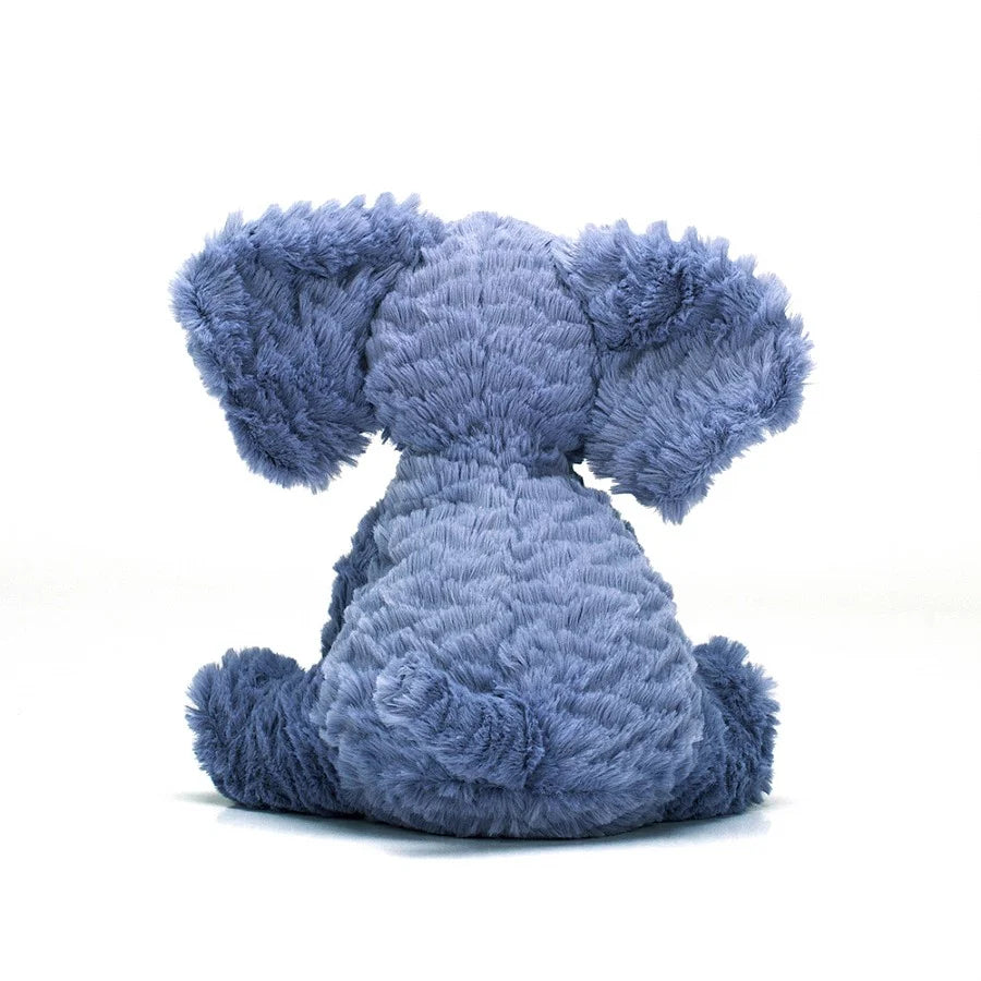 Fuddlewuddle Elephant - soft toy - soft chalky-blue - softest fur and a big long trunk