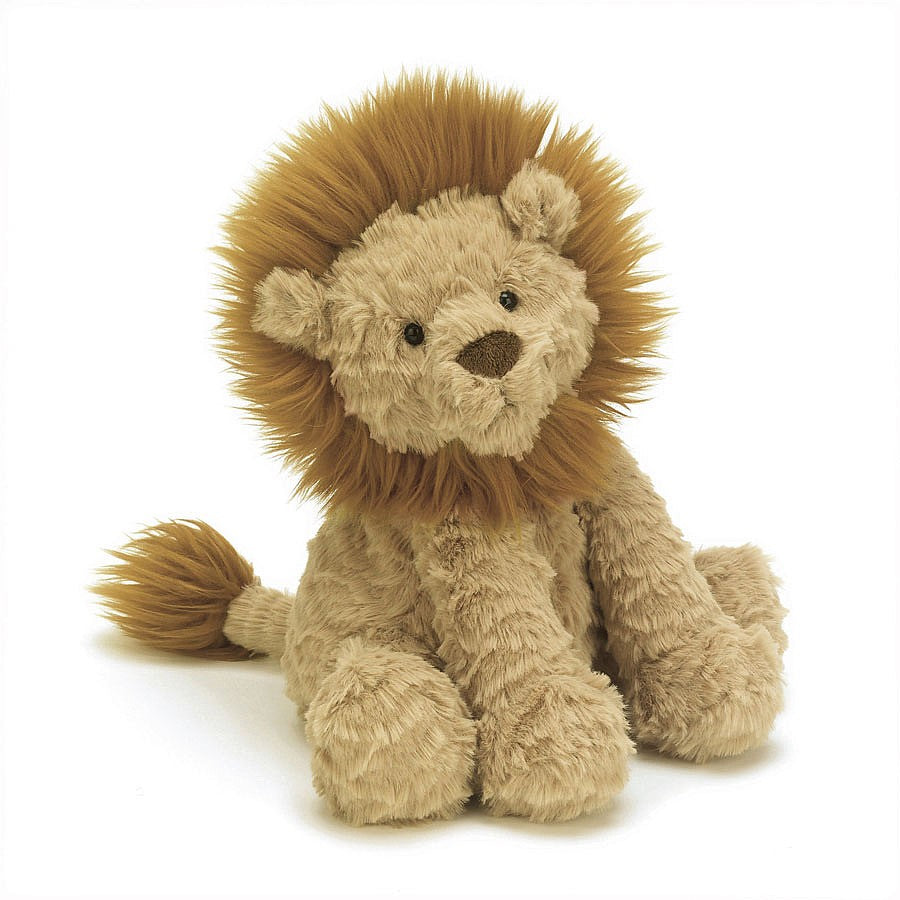 Fuddlewuddle Lion -gorgeous fudge fur - squidgy - soft lion is silky -  lovely amber mane -  soft toy