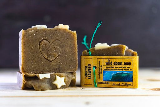 Seductive Seaweed Handmade Soap - lemongrass essential and mix