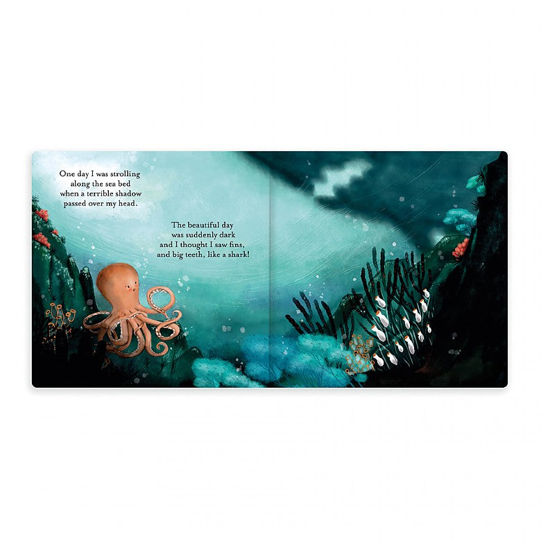 The Fearless Octopus Book - This beautifully written poetic story follows a very courageous octopus! - Adventuring can be scary - face those fears with our wriggly hero - A hardback book with gorgeous illustrations