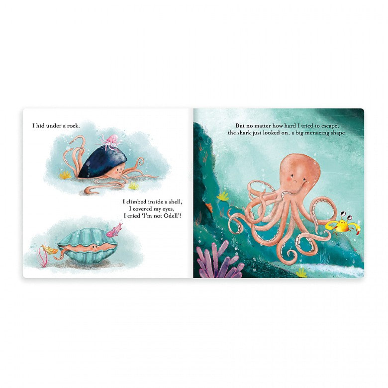 The Fearless Octopus Book - This beautifully written poetic story follows a very courageous octopus! - Adventuring can be scary - face those fears with our wriggly hero - A hardback book with gorgeous illustrations