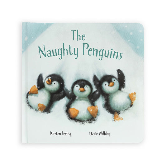 The Naughty Penguins Book - When three cheeky chicks play horrible tricks, they soon find they're out of their depth -  hardback - sweet illustrations