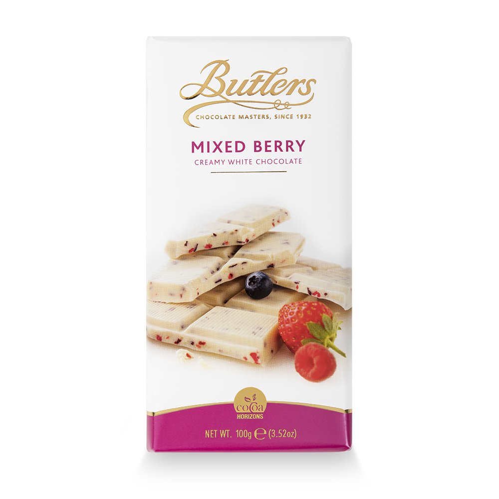 butlers Chocolates - mixed berry creamy white chocolate
