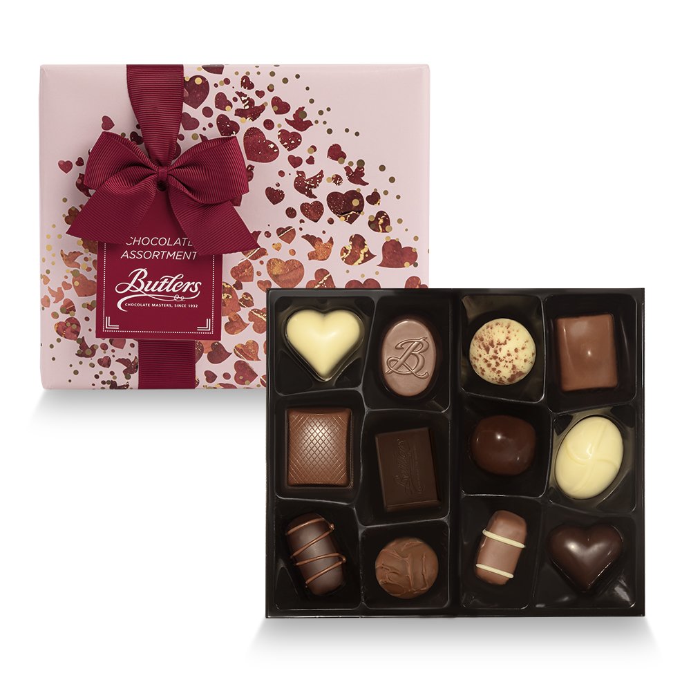 Butlers Chocolates Large Spring Ballotin - 24 chocolates - chocolate pralines - truffles - caramels