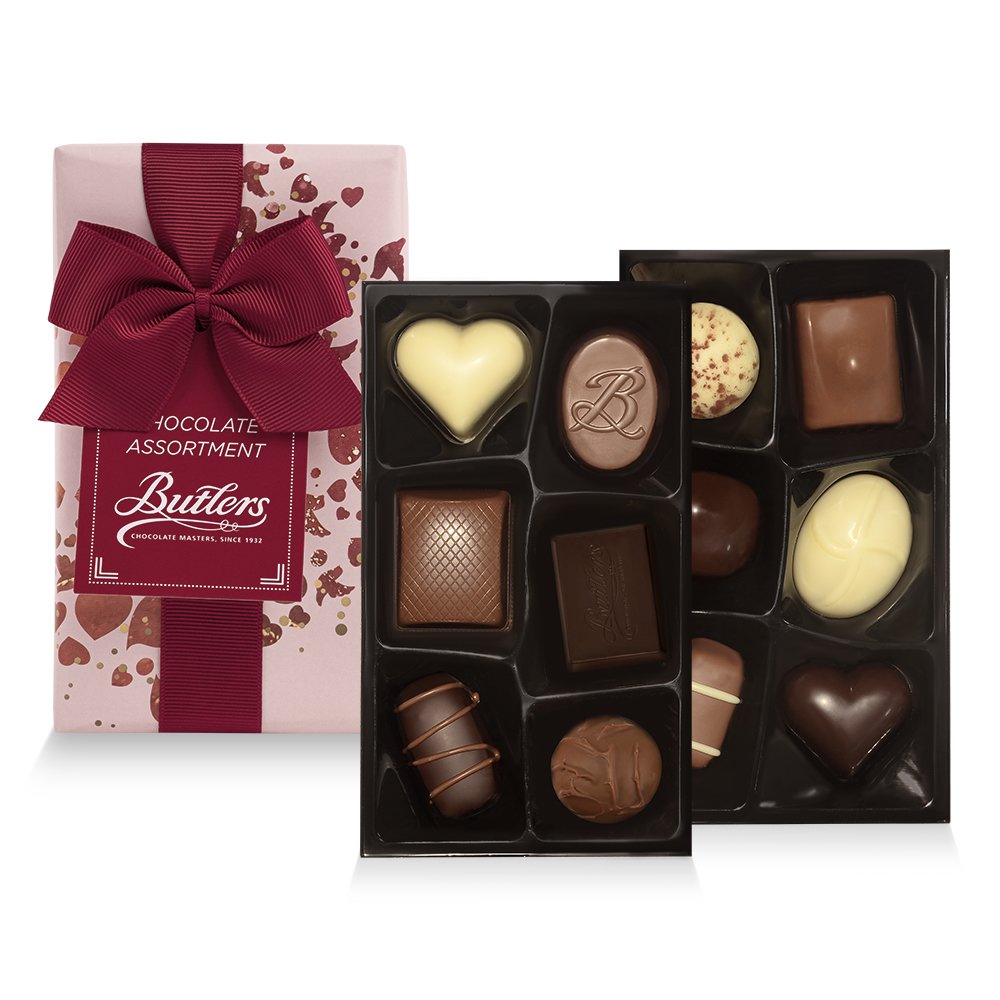Butlers Chocolates medium Spring Ballotin -  12 chocolates - chocolate pralines - truffles - caramels
